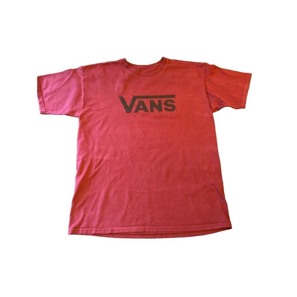 Vans‎ Burgundy Short Sleeve T Shirt Size Large